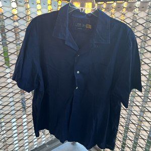 Ralph Lauren Lightweight Cotton Shirt (Big & Tall) size 1XB BLUE Short Sleeve